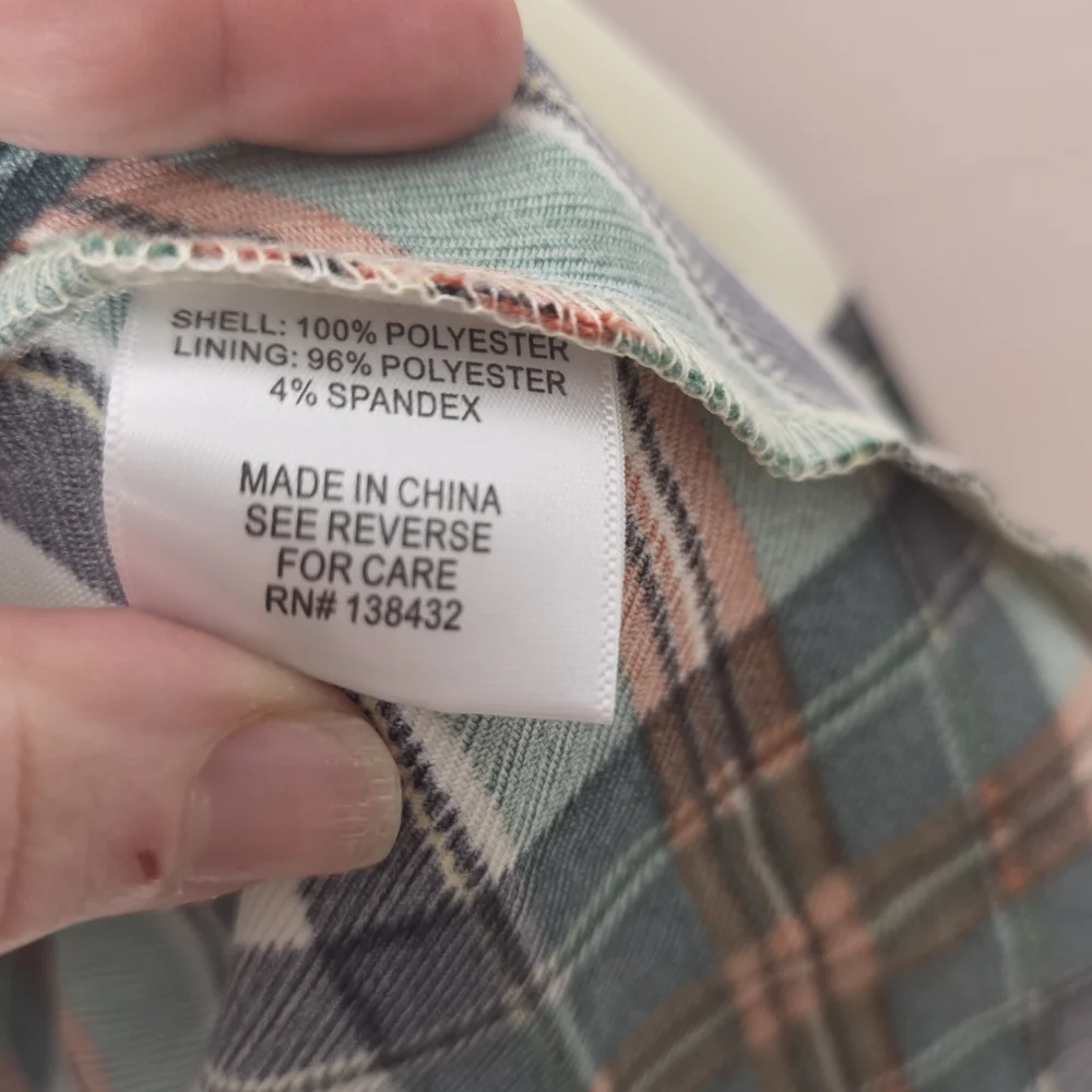 ModCloth Plaid A-Line Midi Skirt Green Preppy Academia Fall Cottagecore - Picture 6 of 6